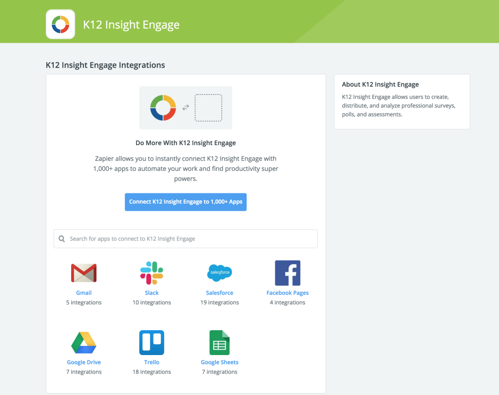 Engage and Zapier