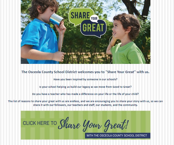 Share Your Great