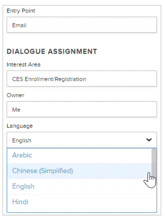 Dialogue Assignment