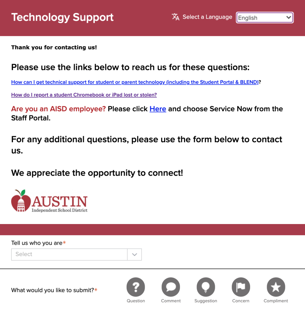 Technology Support
