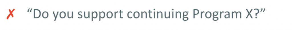 Support Continue X Program